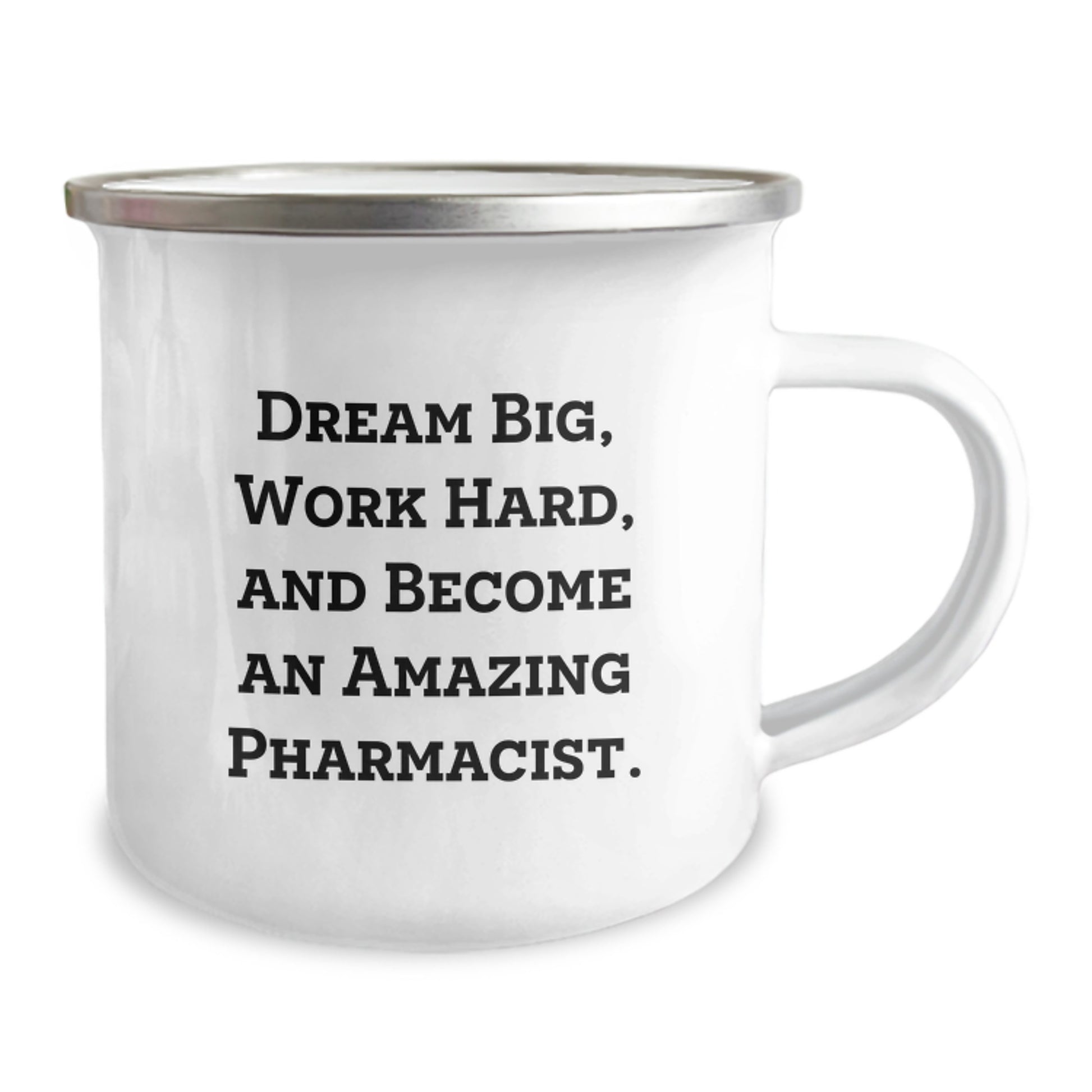 Pharmacist Gifts for Men, Unique Camping Mug for Graduation, 'Dream Big, Work Hard, And Become An Amazing Pharmacist' Quote, Gifts from Family, For the New Pharmacist - Image 2