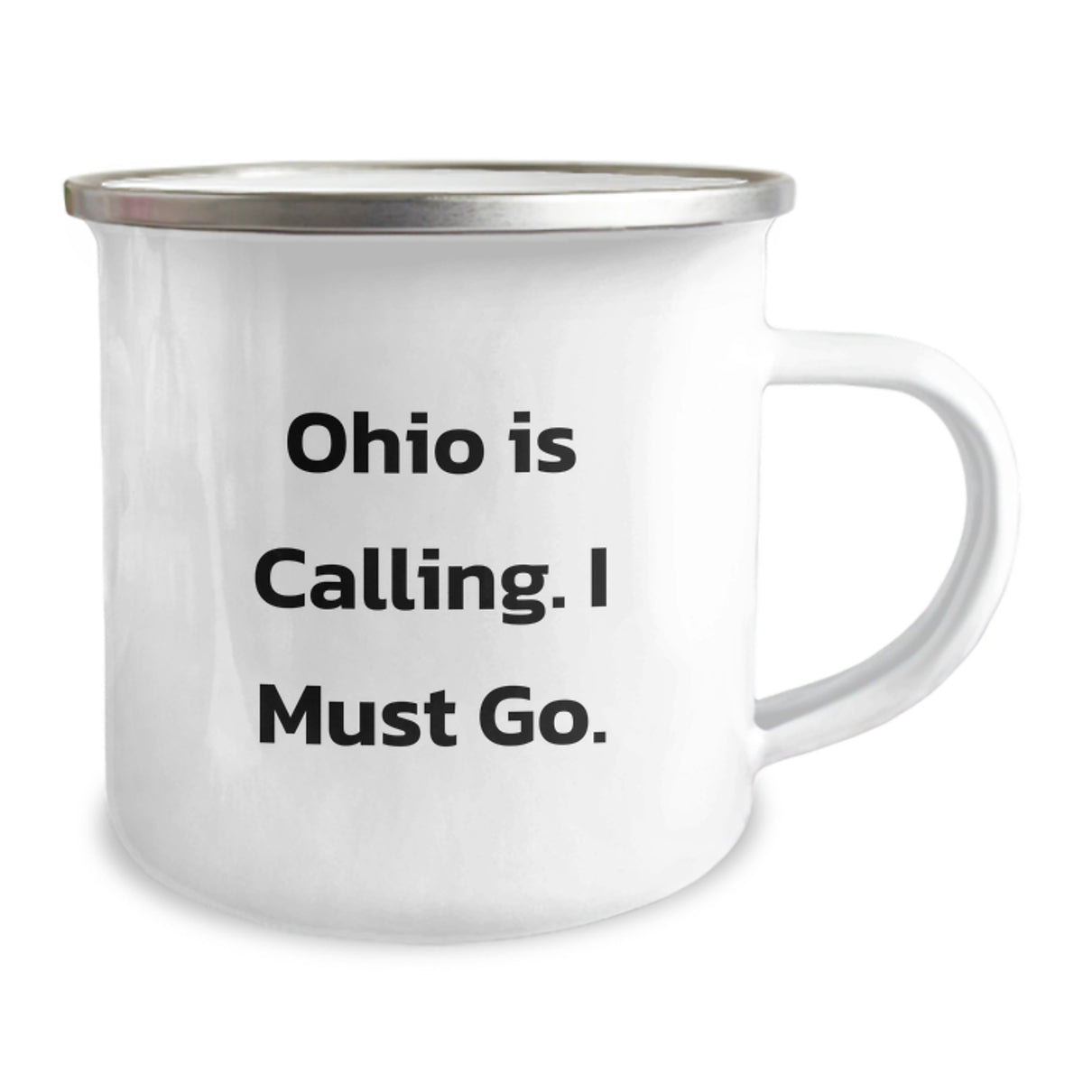 Ohio Camping Mug - Funny Quote 'Ohio Is Calling. I Must Go.' - Ideal Gift for Ohio, Men, Women, Friends, or Family on Graduation Day - Image 2