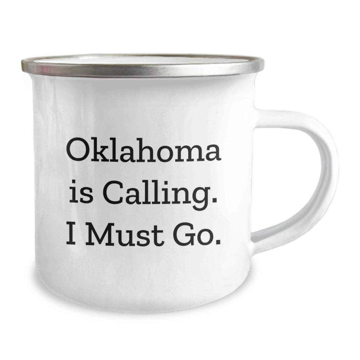 Funny Oklahoma Camping Mug Gifts from Friends - 'Oklahoma Is Calling. I Must Go.' for Oklahoma Men - Image 2