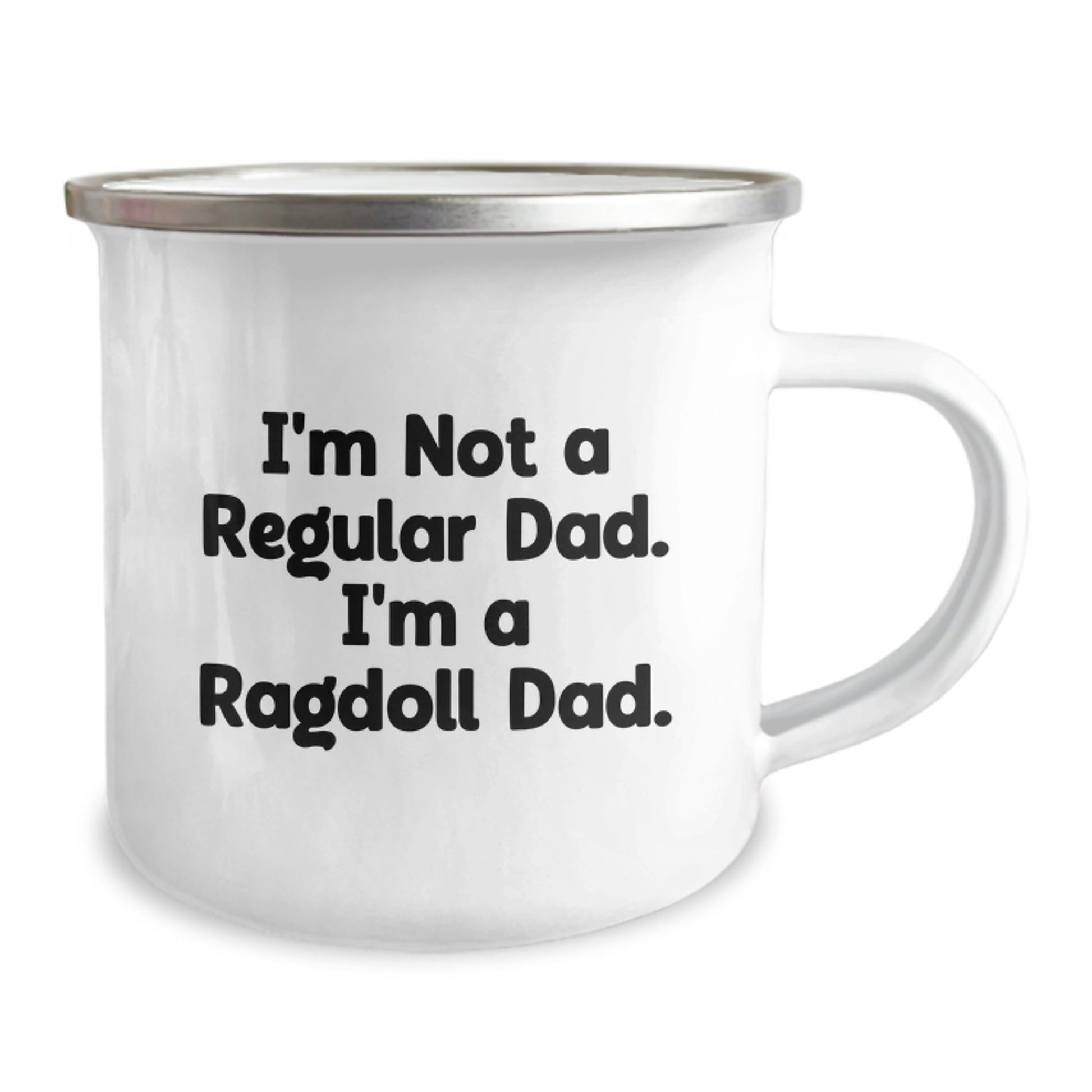 Funny Ragdoll Cat Dad Gifts from Men to Family Members - Unique Christmas Unique Gifts for Dad Who Loves Camping - Funny Camping Mug - Image 2