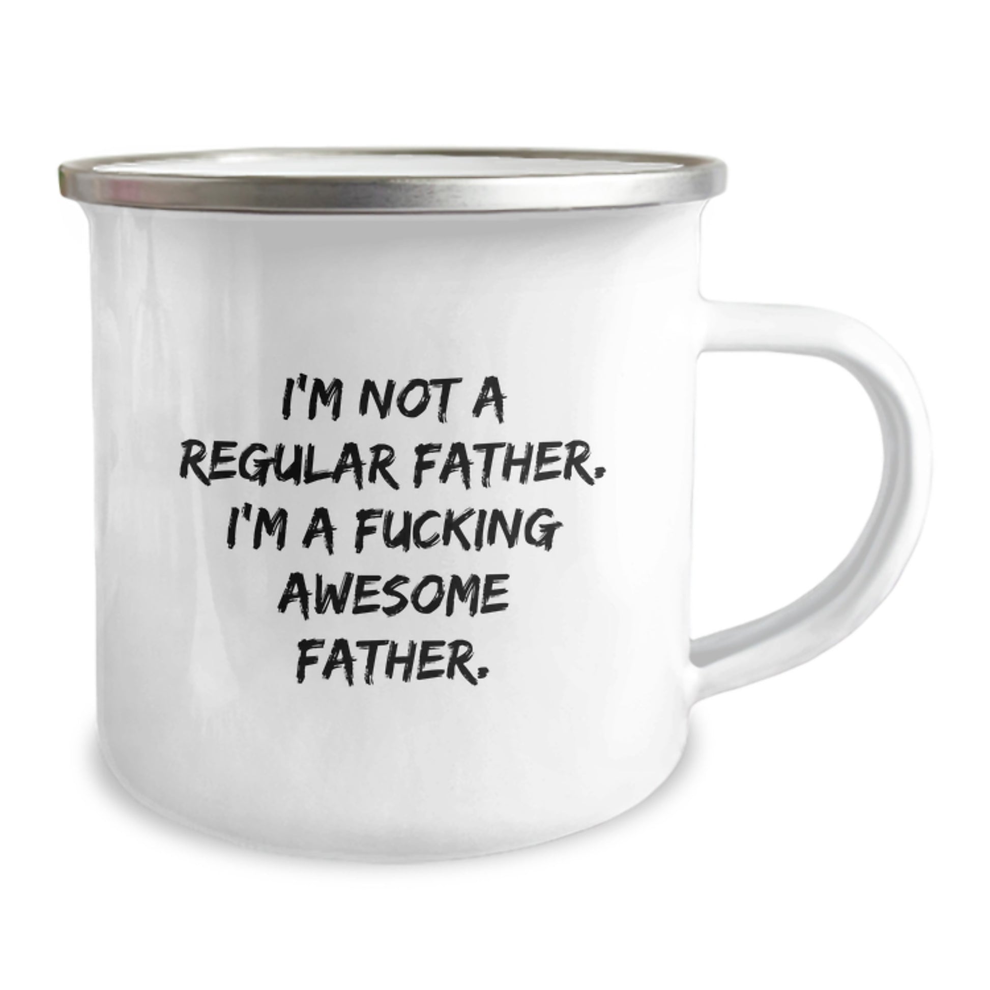 Funny Dad Gifts, I'm Not A Regular Father. I'm A F--king Awesome Father., Father Camping Mug for Graduation, Gifts from Family, Gifts for Father - Image 2