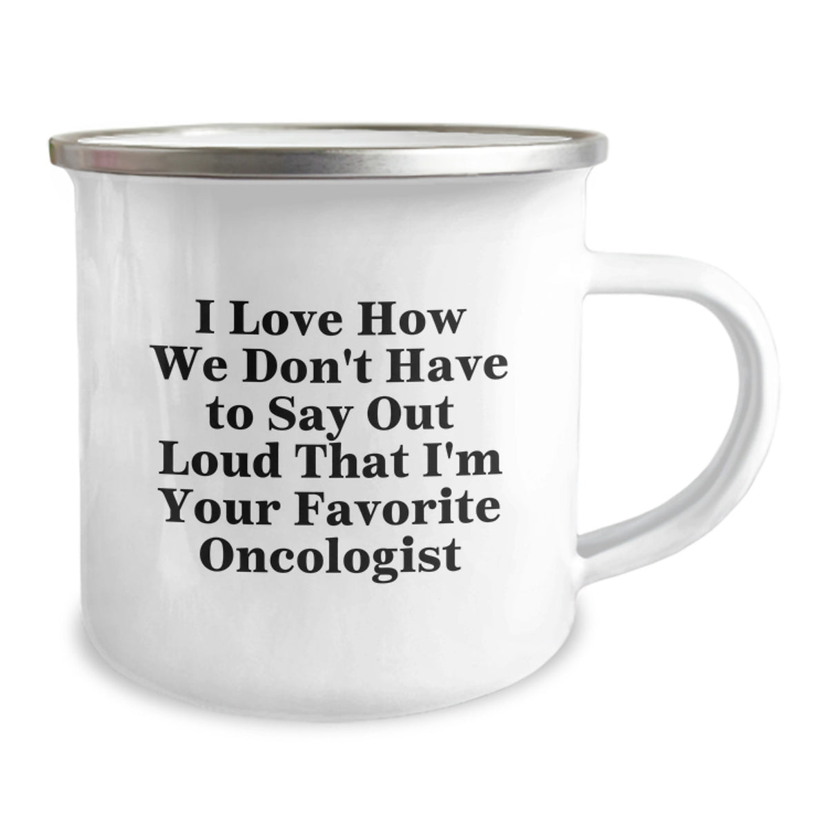 Funny Oncologist Gifts for Him, Birthday Unique Presents with Humorous Quote, Personalized Camping Mug for Favorite Doctor - Image 2