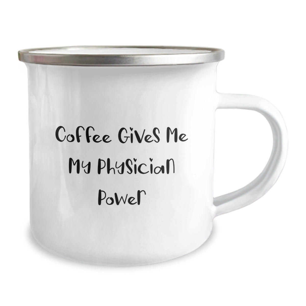 Funny Physician Gifts from Friends for Men - Coffee Gives Me My Physician Power Camping Mug Birthday Unique - Image 2