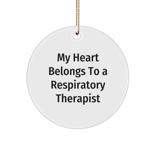 Respiratory Therapist Keepsake Christmas Ornament for Him Gift - Image 1
