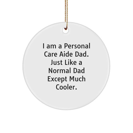 Personal Care Aide Keepsake Christmas Ornament for Him Gift - Image 1