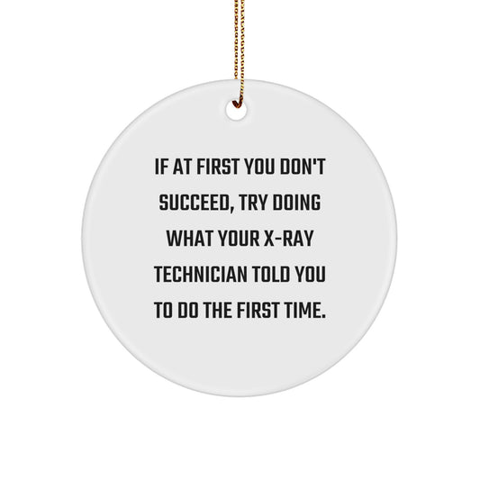 X-Ray Technician Keepsake Holiday Christmas Ornament for Him Gift - Image 1