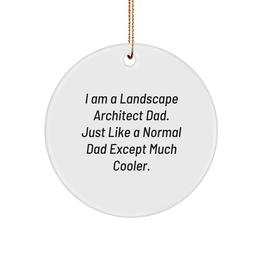 Landscape Architect Keepsake Christmas Ornament for Him Gift - Image 1