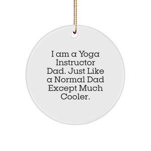 Yoga Instructor Keepsake Christmas Ornament for Him Gift - Image 1