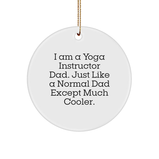 Yoga Instructor Keepsake Christmas Ornament for Him Gift - Image 1