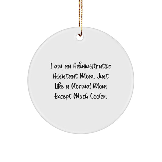 Christmas Gift for Her Administrative Assistant Present Ornament - Image 1