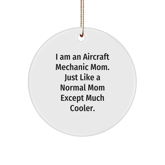 Aircraft Mechanic Keepsake Christmas Ornament for Him Gift - Image 1