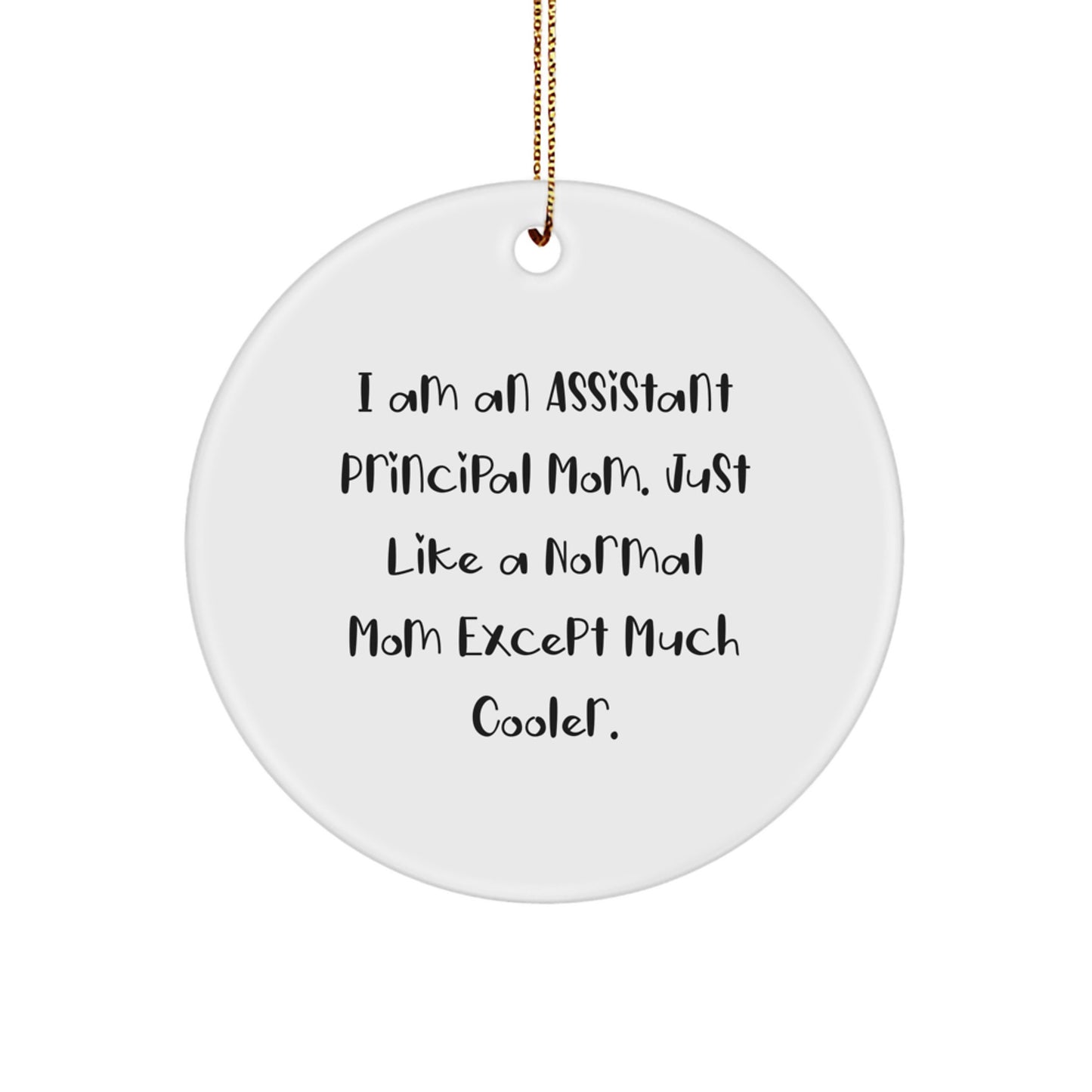 Assistant Principal Keepsake Christmas Ornament for Him Gift - Image 1