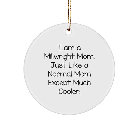 Millwright Circle Ornament Idea for Coworkers Christmas Gift - Image 1