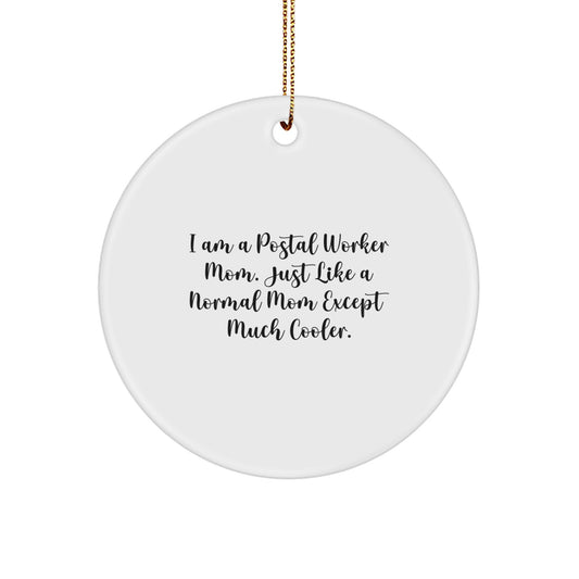 Christmas Ornament Gift for Coworkers Postal Worker Mom Idea - Cooler - Image 1