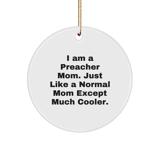 Preacher Circle Ornament Christmas Gift for Coworkers Idea - Image 1