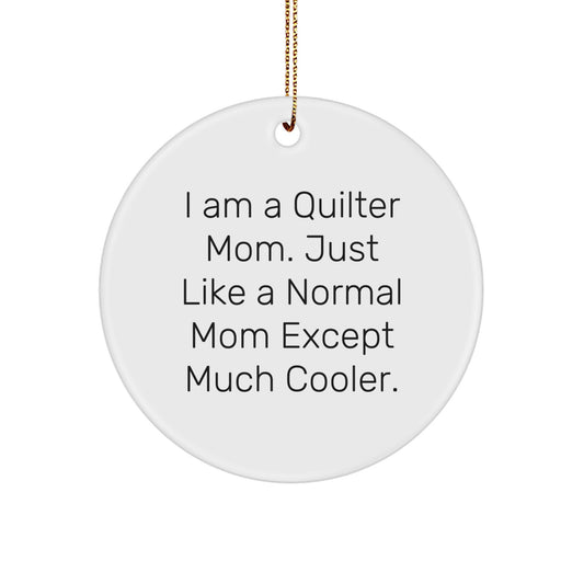 Quilter Mom Keepsake Christmas Ornament Tree for Him Gift - Image 1