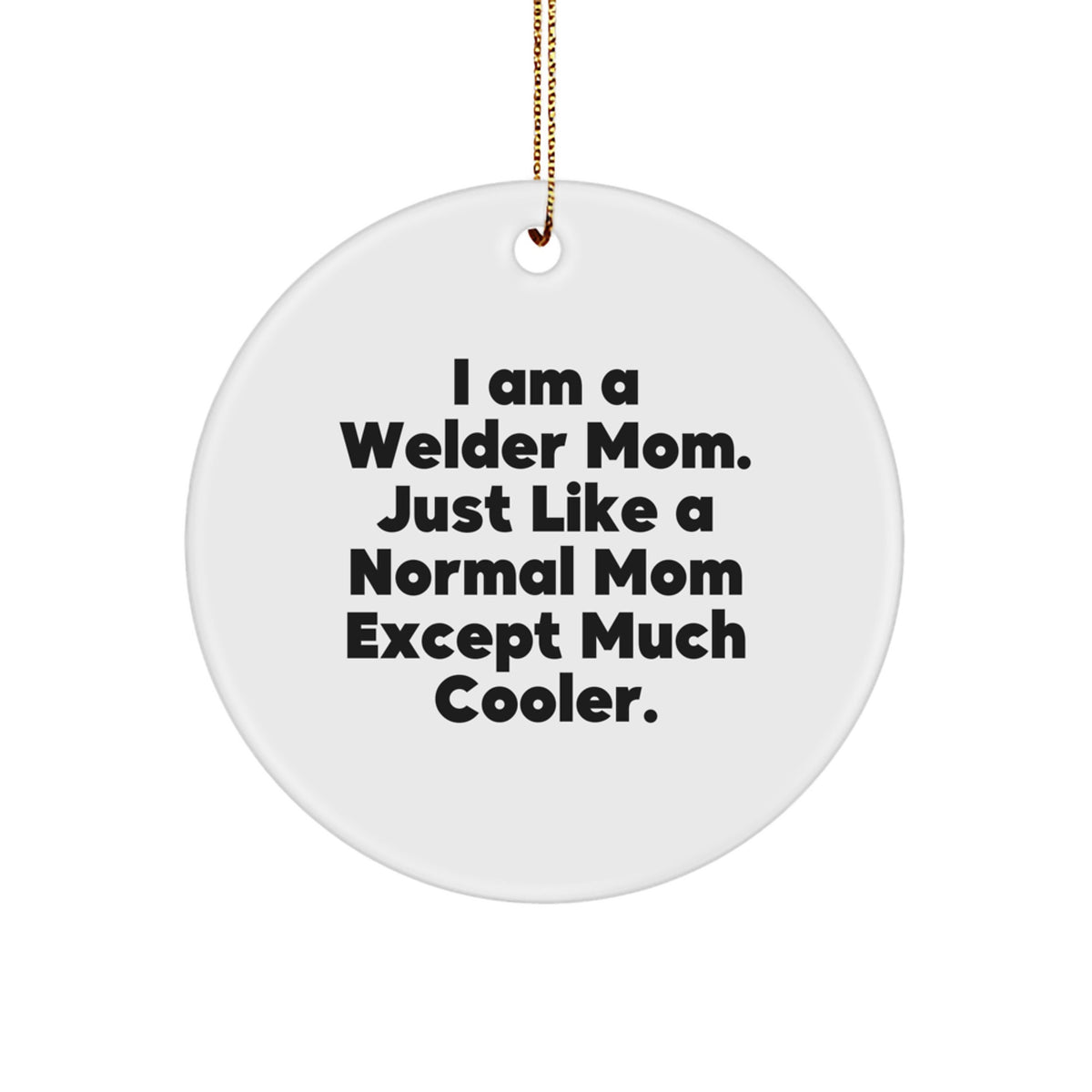 Welder Keepsake Christmas Ornament for Him Gift - Image 1