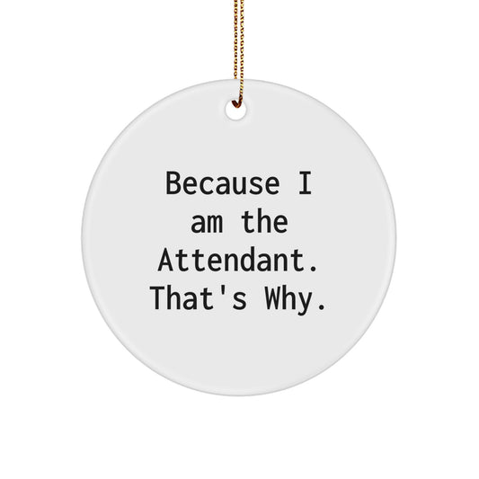 Attendant Novelty Christmas Ornament Gift for Friends - Image 1
