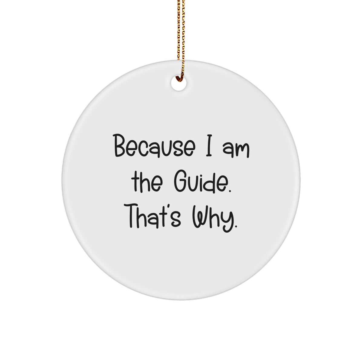 Guide Keepsake Christmas Ornament for Him Gift - Image 1