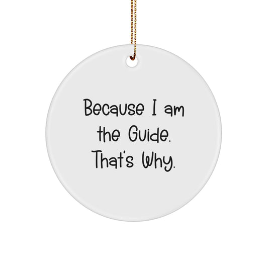 Guide Keepsake Christmas Ornament for Him Gift - Image 1