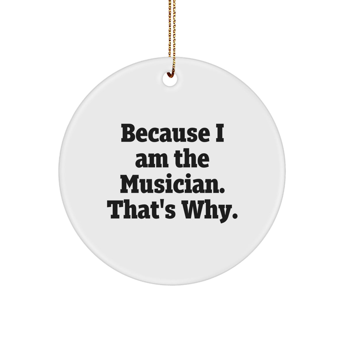 Favorite Musician Christmas Ornament for Kids Gift - Image 1