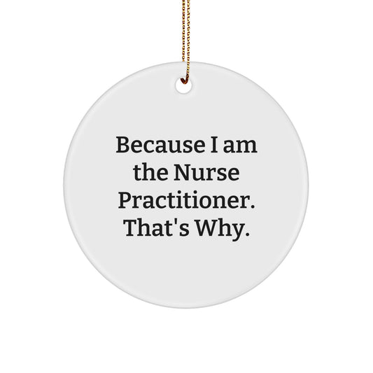 Nurse Practitioner Collectible Christmas Ornament for Neighbors Gift - Image 1