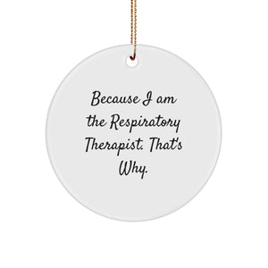 Essential Respiratory Therapist Christmas Ornament for Neighbors Gift - Image 1