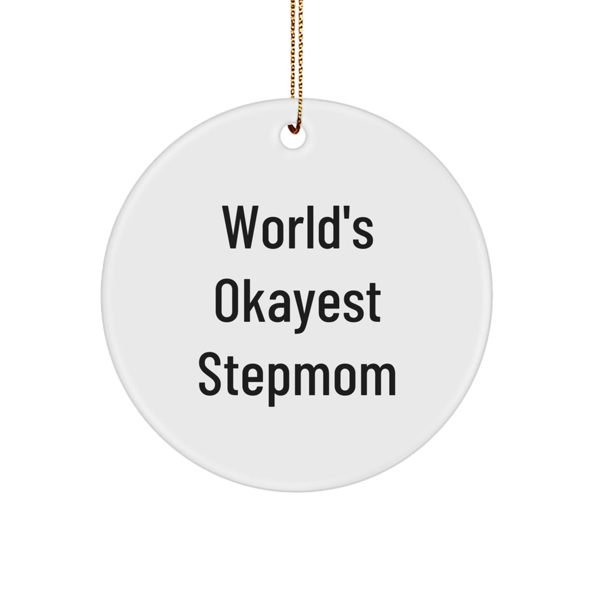 Favorite Stepmom Christmas Ornament Gift for Kids - Image 1