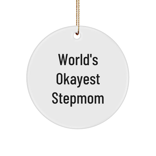 Favorite Stepmom Christmas Ornament Gift for Kids - Image 1