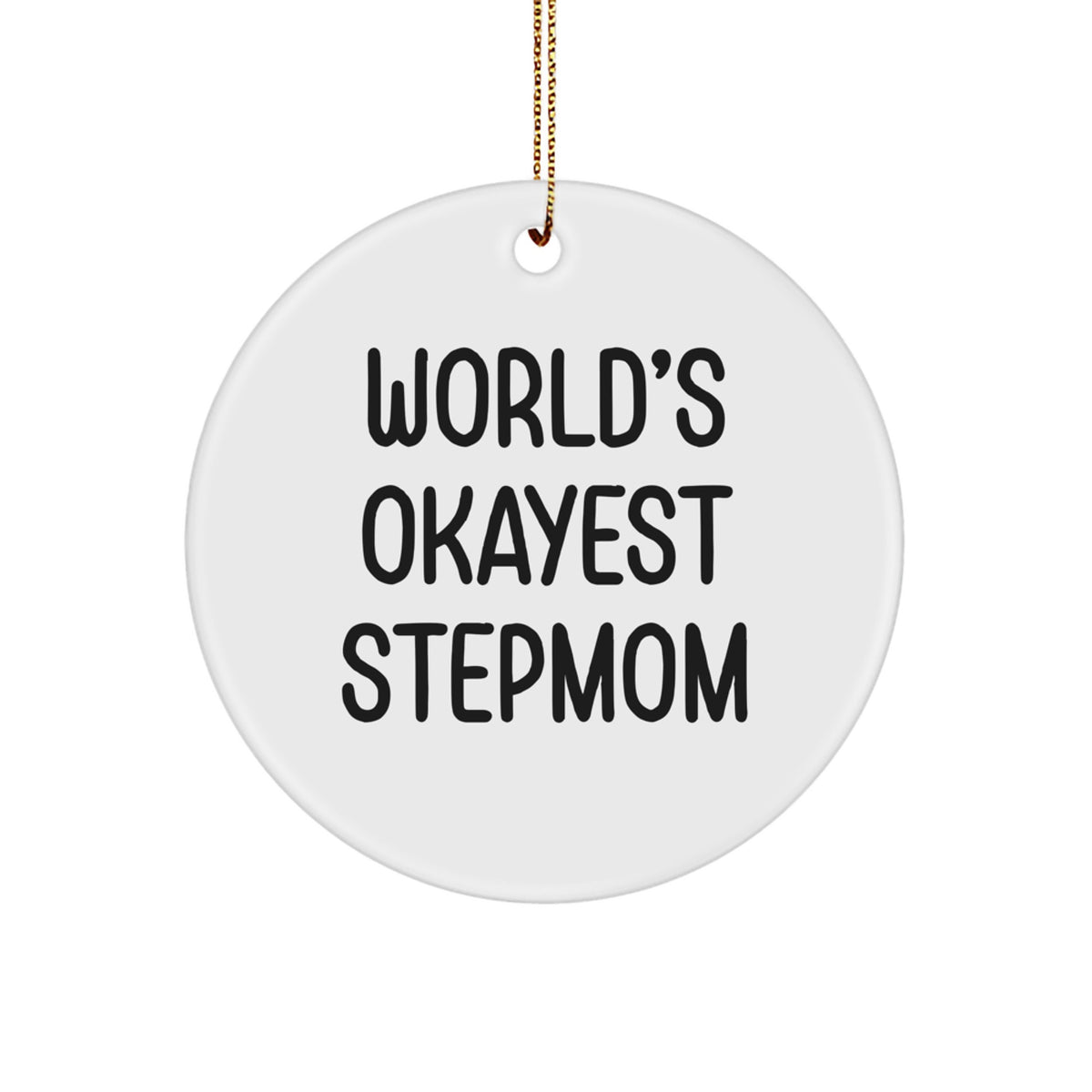 Stepmom Christmas Ornament Treasure Gift for Family - Image 1