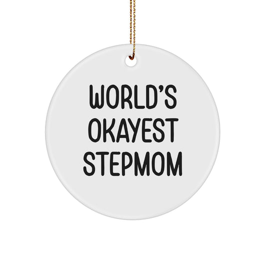 Stepmom Christmas Ornament Treasure Gift for Family - Image 1