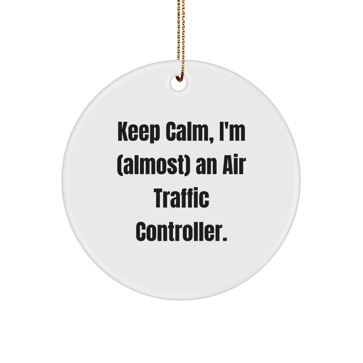 Air Traffic Controller Christmas Ornament for Coworkers Idea Gift - Image 1