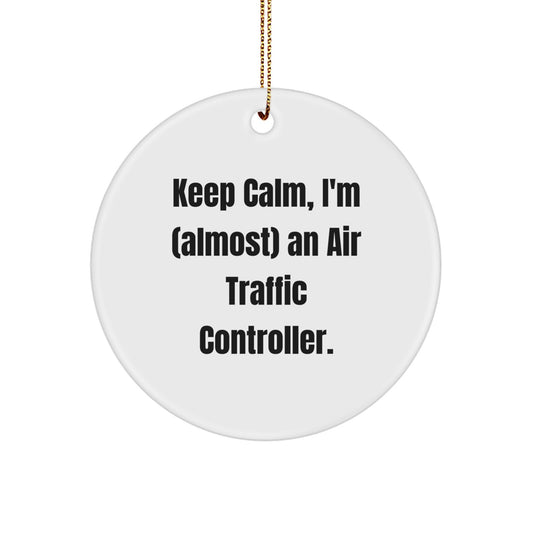 Air Traffic Controller Christmas Ornament for Coworkers Idea Gift - Image 1
