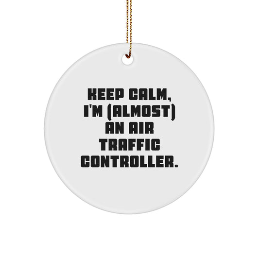 Air Traffic Controller Keepsake Christmas Ornament for Him Gift - Image 1