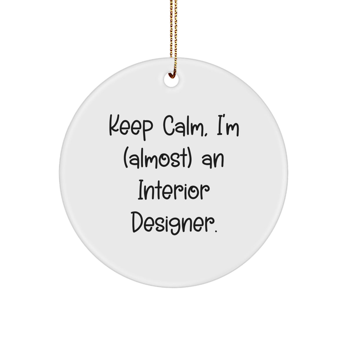 Christmas Gift for Her Interior Designer Keepsake Ornament Present - Image 1