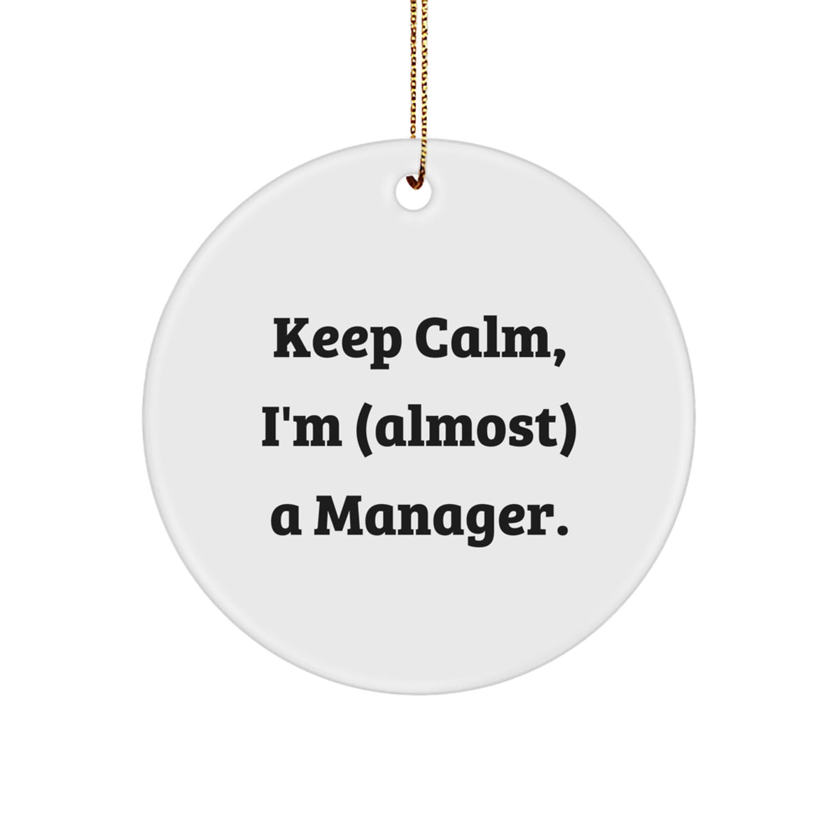 Manager Christmas Ornament for Family Surprise Gift Holiday Keepsake - Image 1