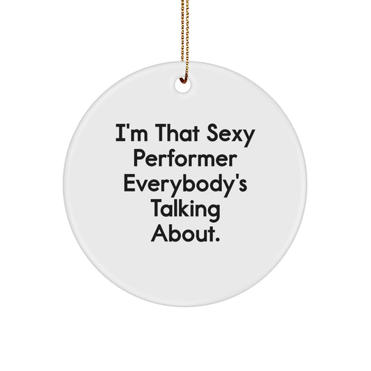 Performer Keepsake Christmas Ornament for Him Gift – Boldly Shine Bright - Image 1