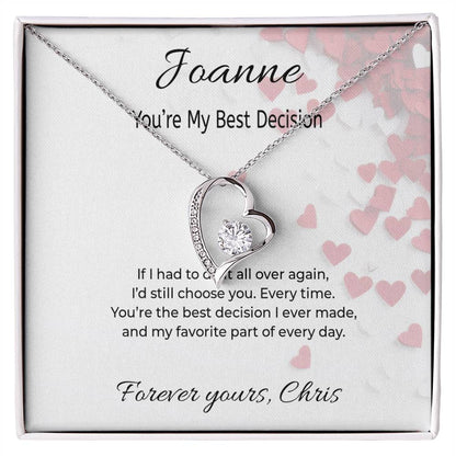 Forever Love Heart Necklace – Romantic Valentine’s Gift for Her