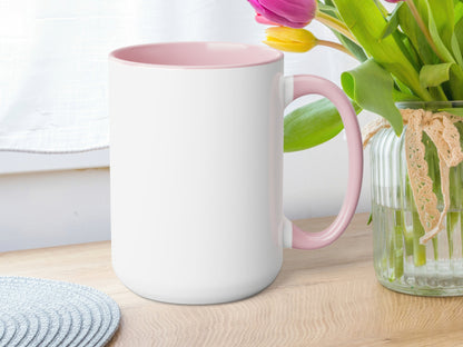 Personalized Monogram Mug – Custom Family Name with Elegant Initial