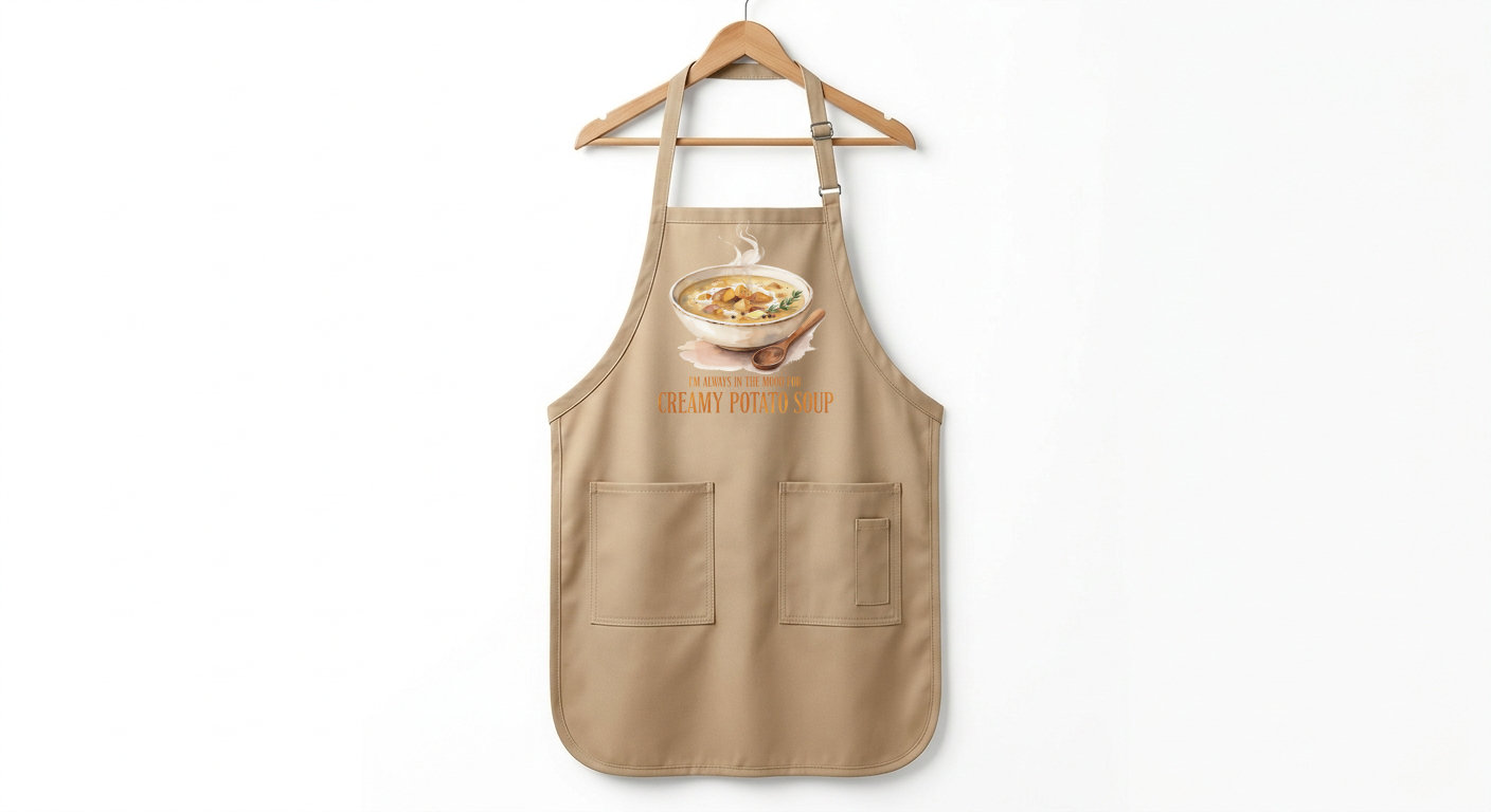 I'm Always in the Mood for Creamy Potato Soup - Fall Kitchen Apron
