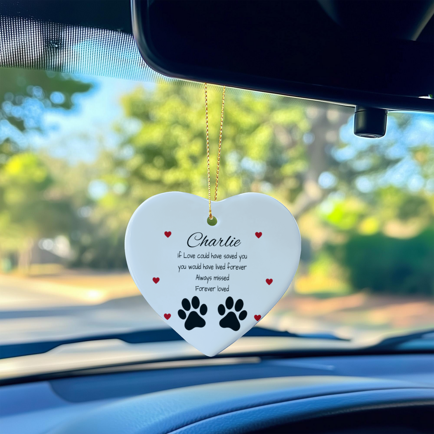 A Loving Memorial Ornament to Remember a Cherished Pet
