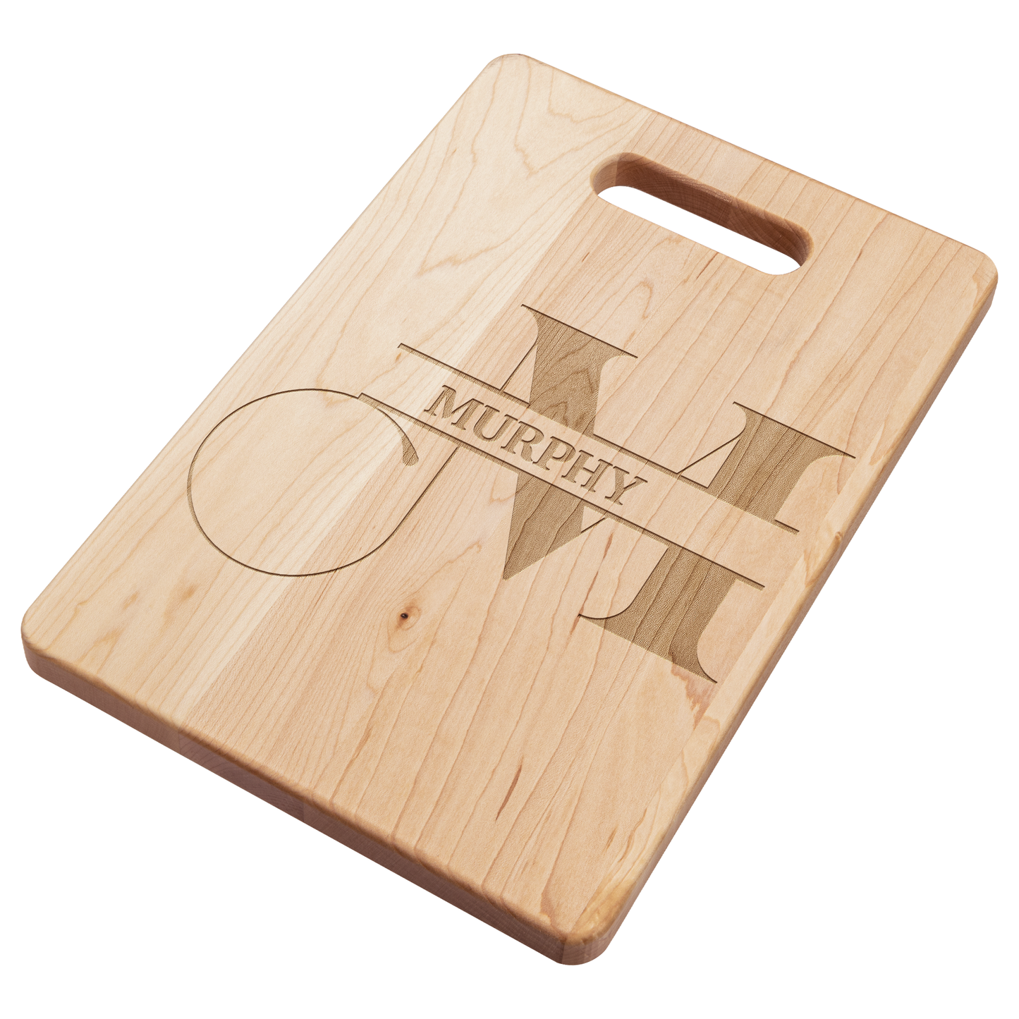 Personalized Monogram Maple Cutting Board – Custom Name & Letter – Handcrafted in the USA