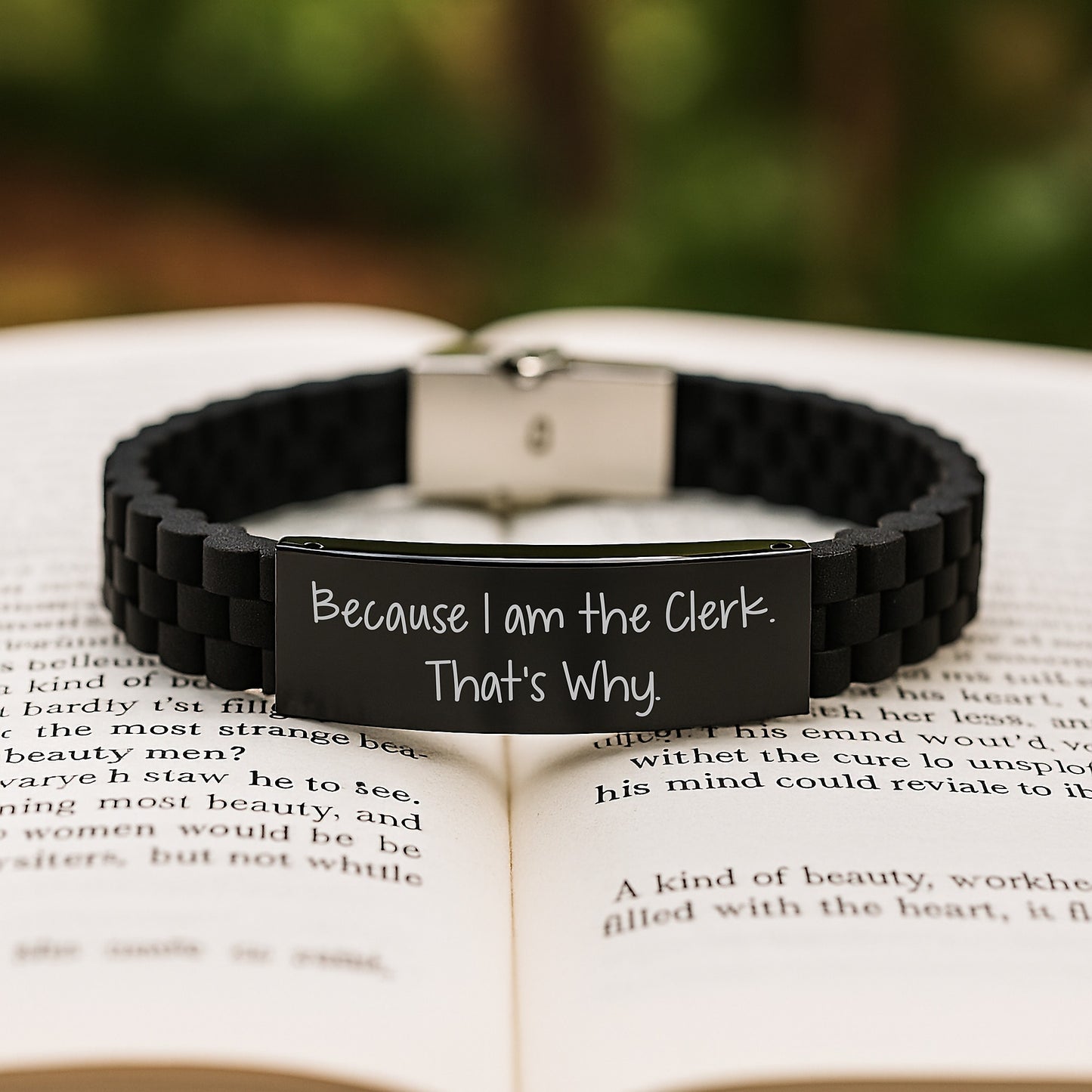Clerk Keepsake Birthday Gift Glidelock Clasp Bracelet for Him - Image 2