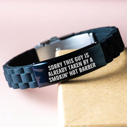 Funny Barber Gifts for Him Glide lock Clasp Bracelet Birthday Unique Presents Gifts from Friends - Image 3