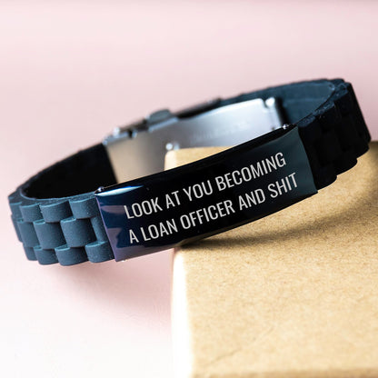 Funny Loan Officer Gifts from Men, Glide lock Clasp Bracelet for Loan Officers, Unique Christmas Unique Gifts - Image 3