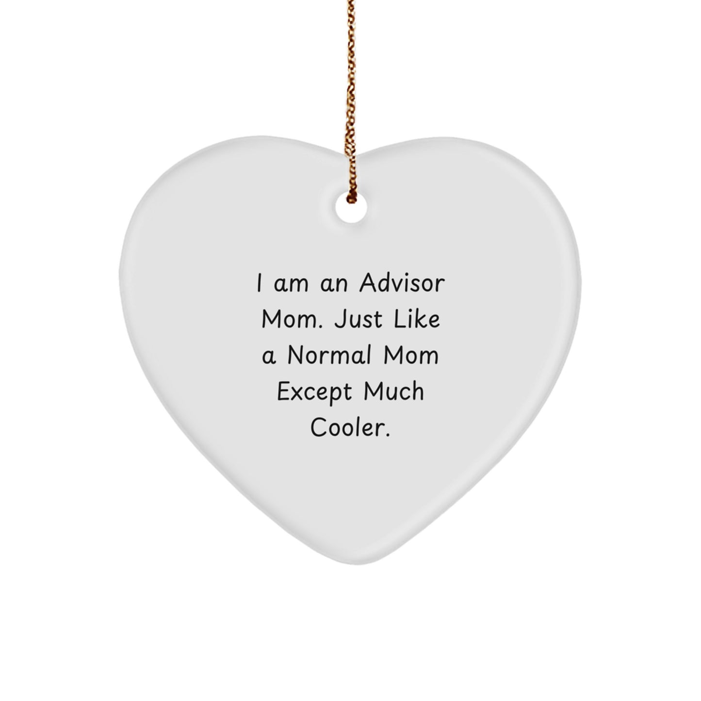 Christmas Gift for Her Advisor Mom Christmas Ornament - Cool Present - Image 1