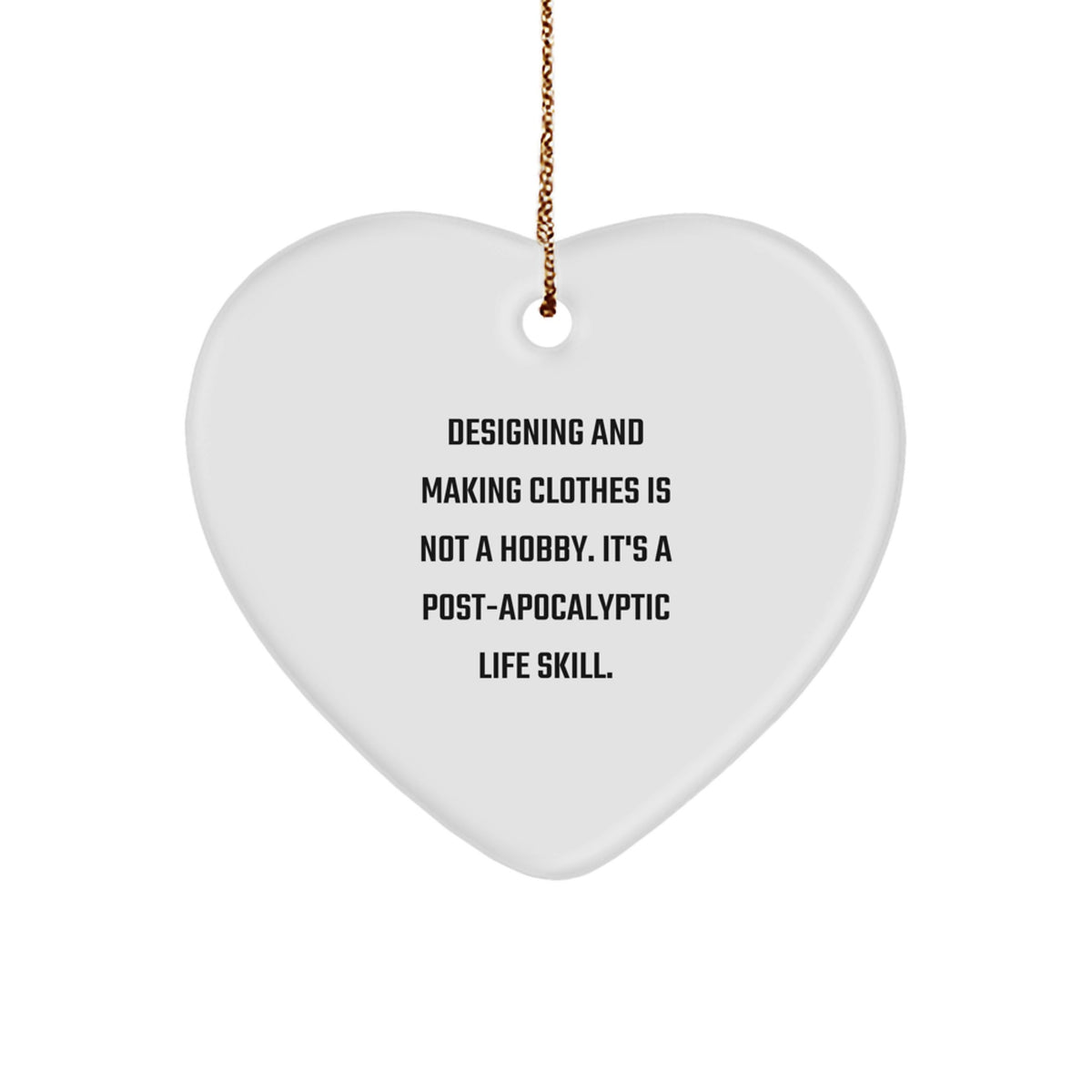 Designing and Making Clothes Keepsake Christmas Ornament for Him Gift - Image 1