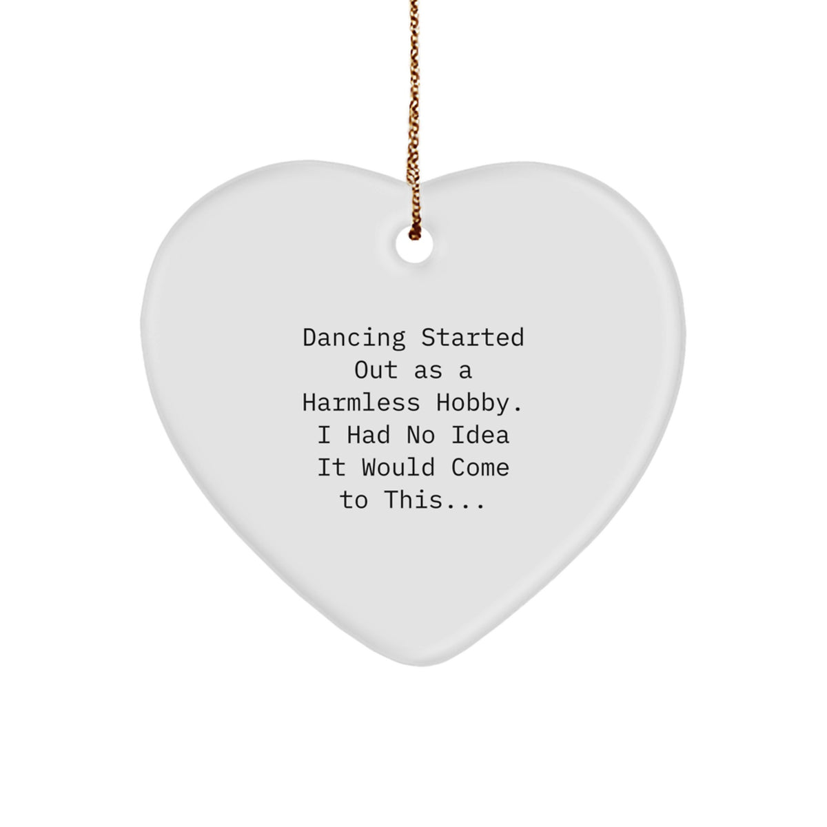 Dancing Heart Ornament Keepsake for Him Christmas Gift – Holiday Cheer - Image 1