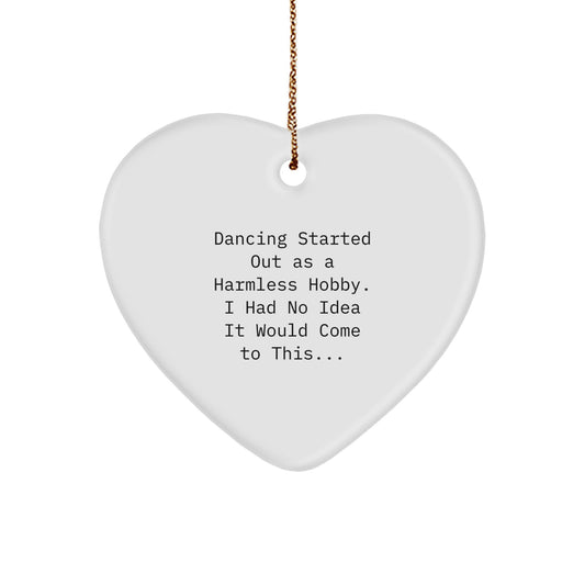 Dancing Heart Ornament Keepsake for Him Christmas Gift – Holiday Cheer - Image 1
