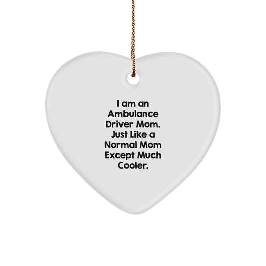 Ambulance Driver Mom Keepsake Christmas Ornament for Him Gift - Image 1